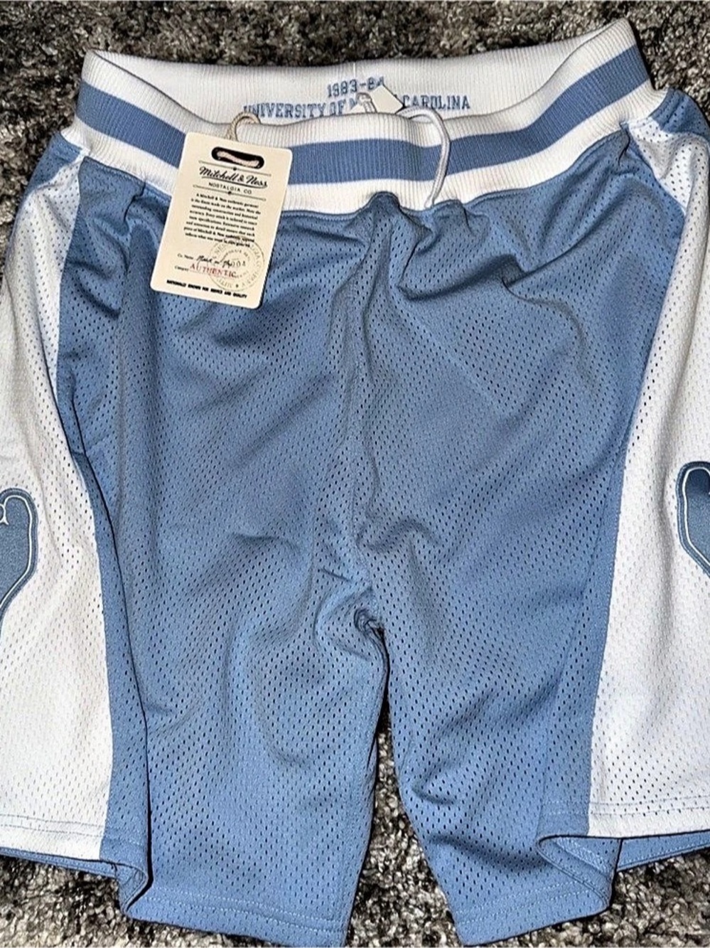 Mitchell & Ness University of North Carolina 1983-84 Authentic Basketball Shorts